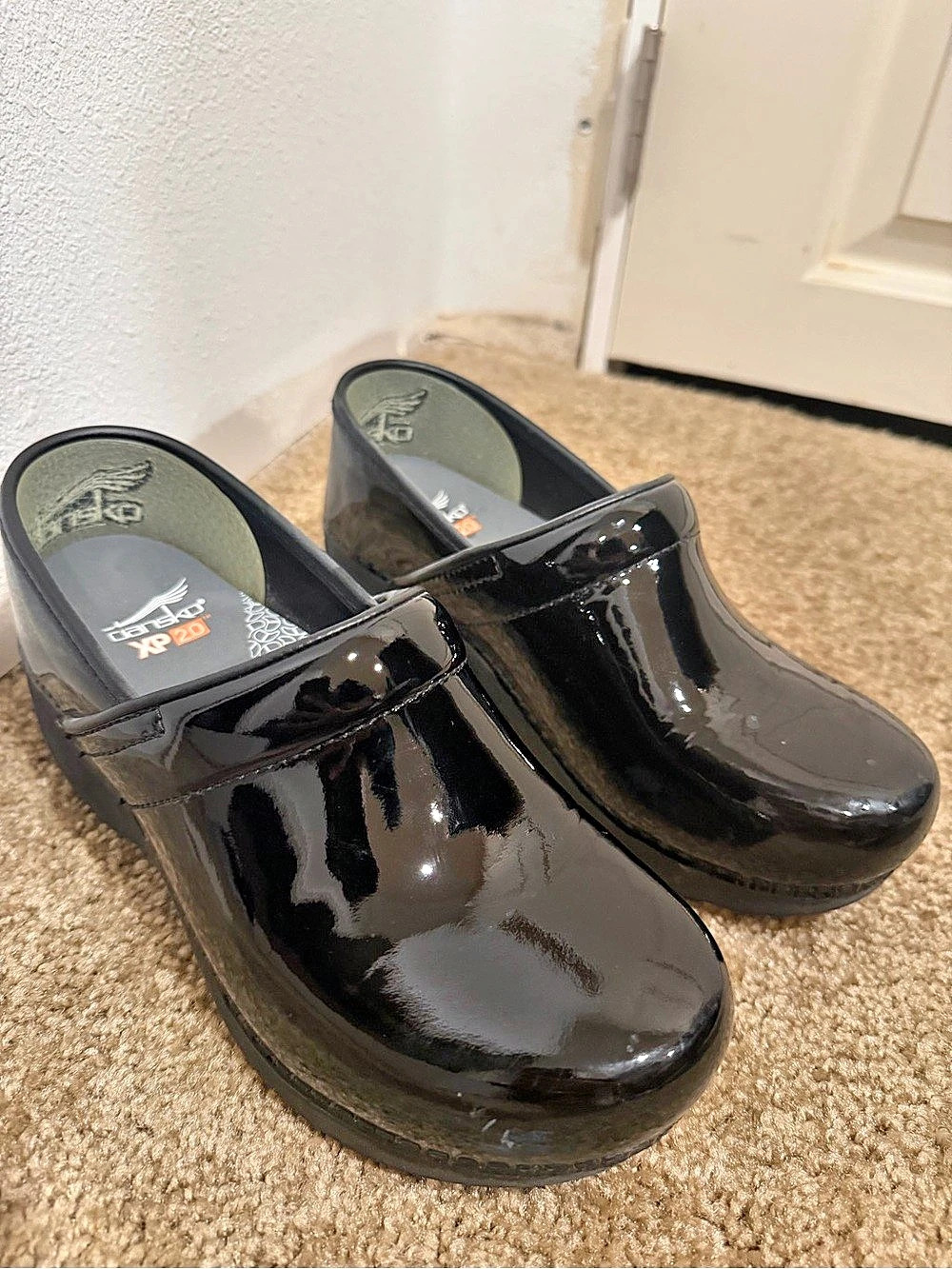 Dansko XP 2.0 Black Patent Clog US 37